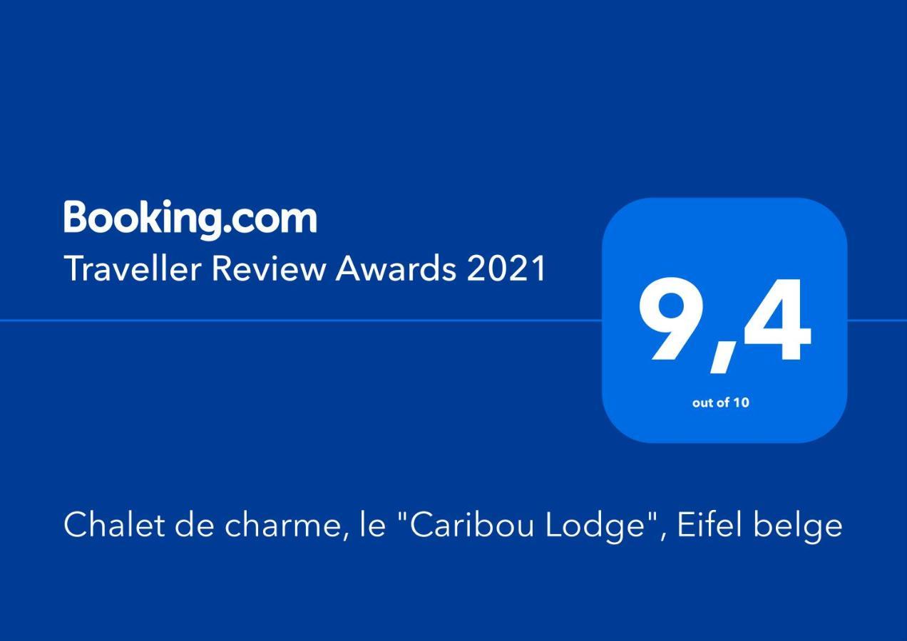 בולאנז' Chalet De Charme, Le "Caribou Lodge", Eifel Belge מראה חיצוני תמונה